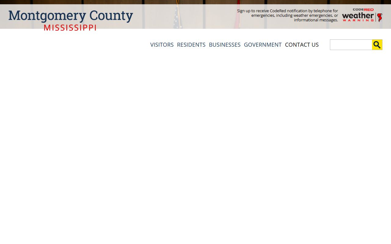 Official Montgomery County homepage used to start a court records search